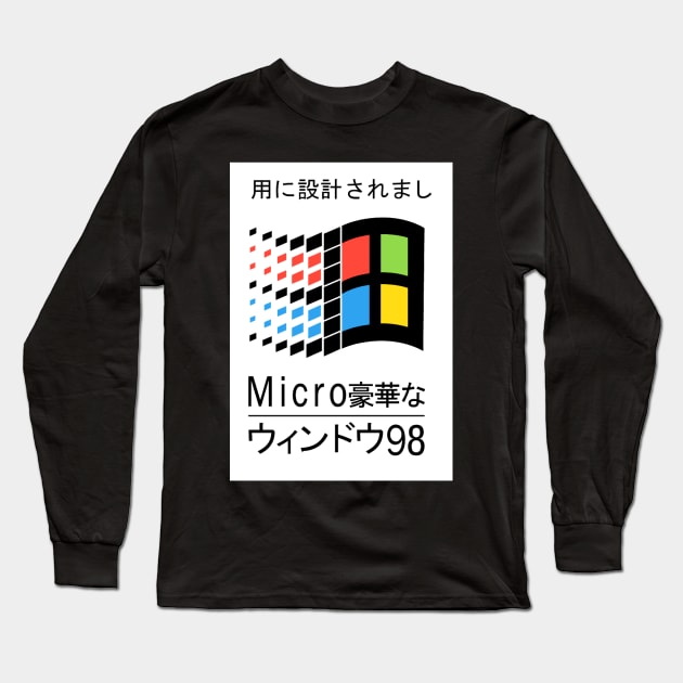 Designed for 98' Long Sleeve T-Shirt by VisualTrashN'Treasure